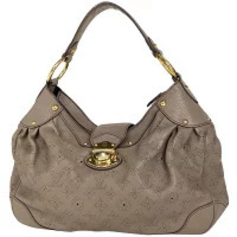 Louis Vuitton Solar Shoulder Bag Monogram Mahina Poodle Beige